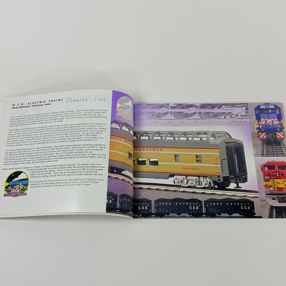 MTH Electric Trains Product Catalogs 2000 Volume One Two & Three